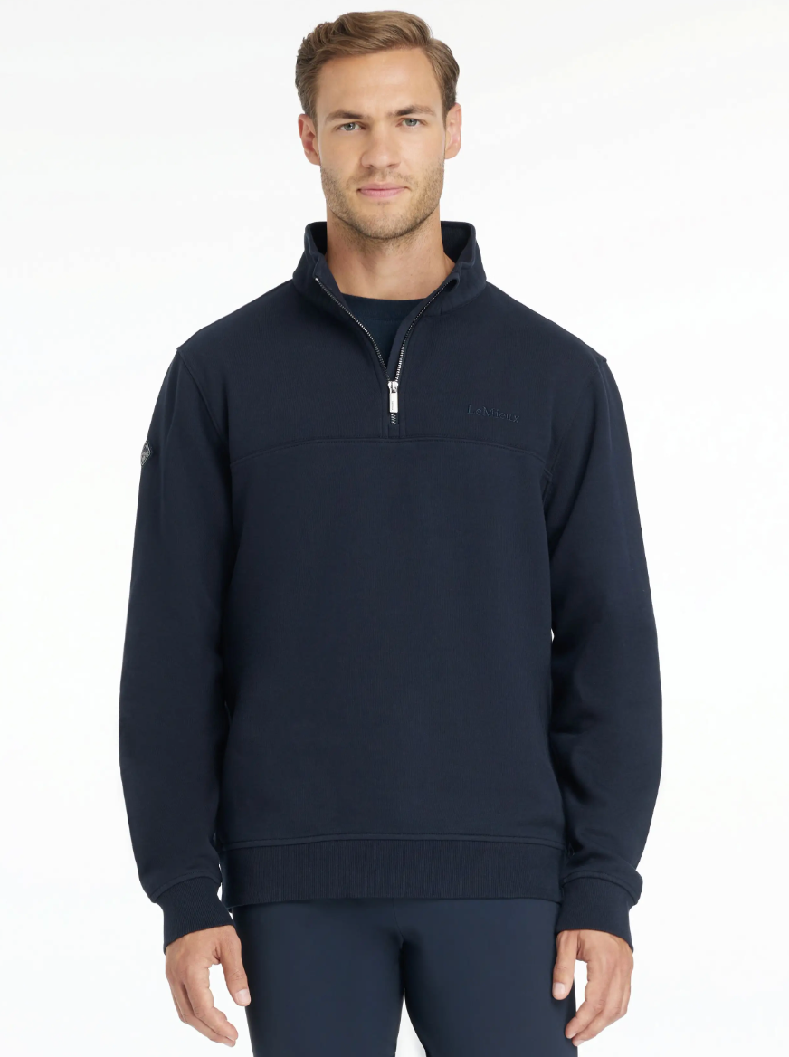 MIEUX☆ LeMieux Mens Quarter Neck Sweat | Mags Tack